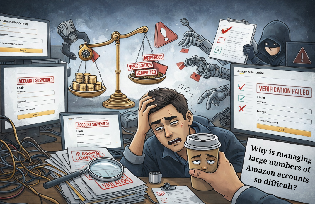 为什么大规模管理 Amazon 账号如此困难？